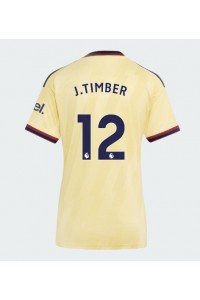 Arsenal Jurrien Timber #12 Fotballdrakt Tredje Klær Dame 2026-27 Korte ermer